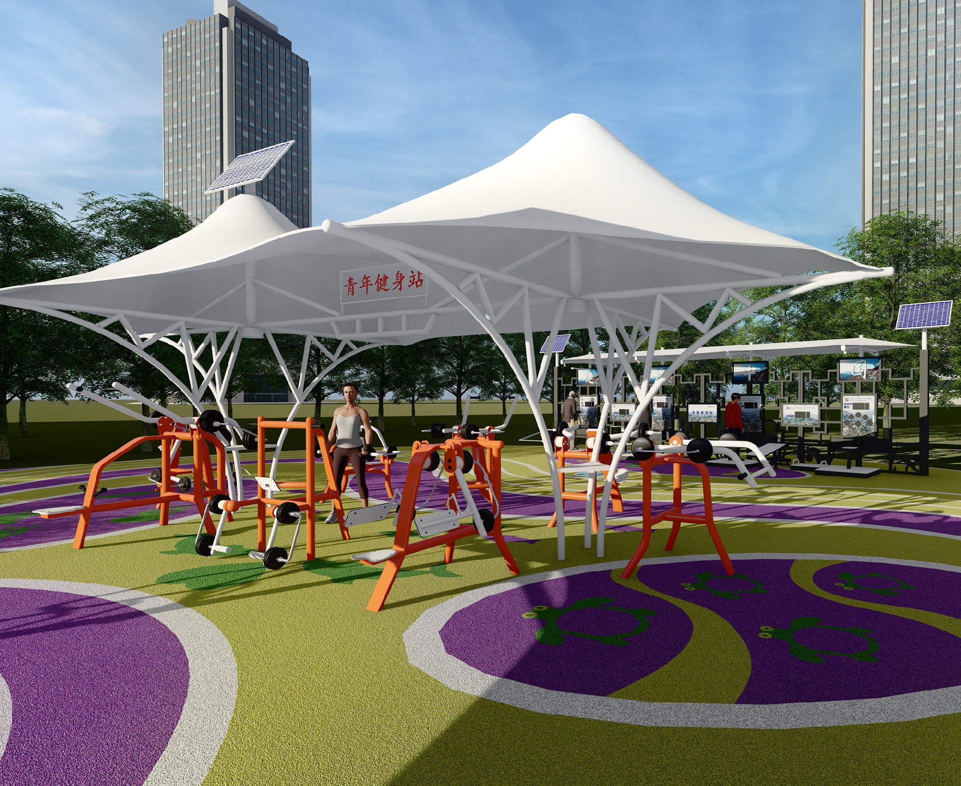 体育公园配置方案2(图2)