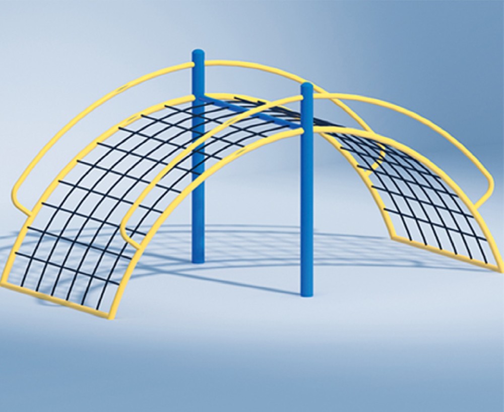 儿童拱形爬网